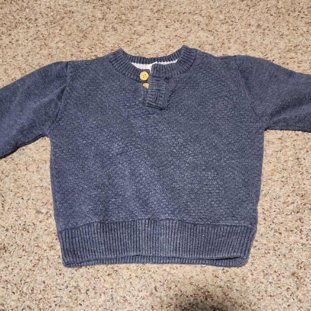 Cozy Blue Knit Sweater